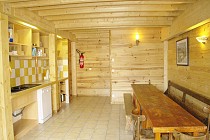 Chalet Franklin en Thomas - eettafel keuken  